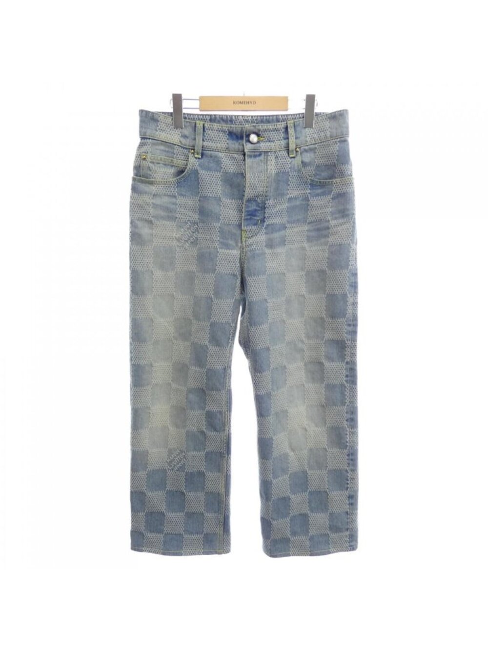 Louis Vuitton Damier Denim Skate Pants Jeans
